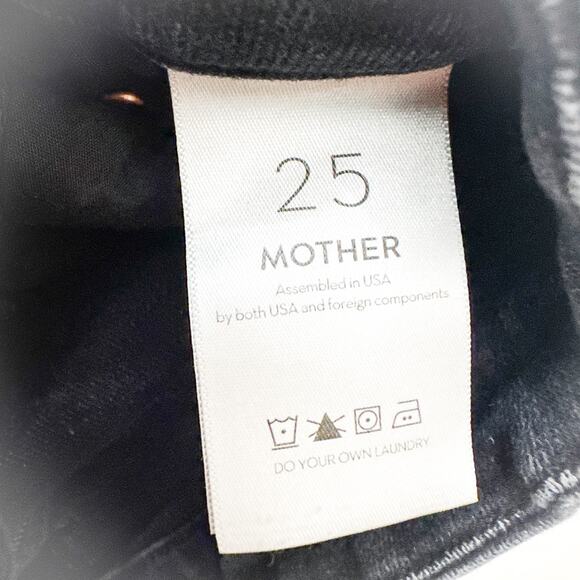 Mother High Waisted Looker Ankle Encounters At Night Denim Jeans Skinny Size 25 - Picture 7 of 10